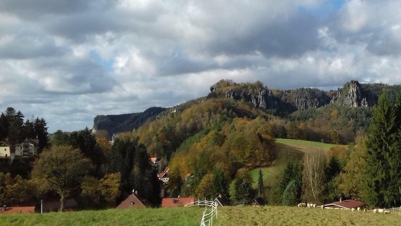 Ferienwohnung Zum Lilienstein 바트샨다우 외부 사진